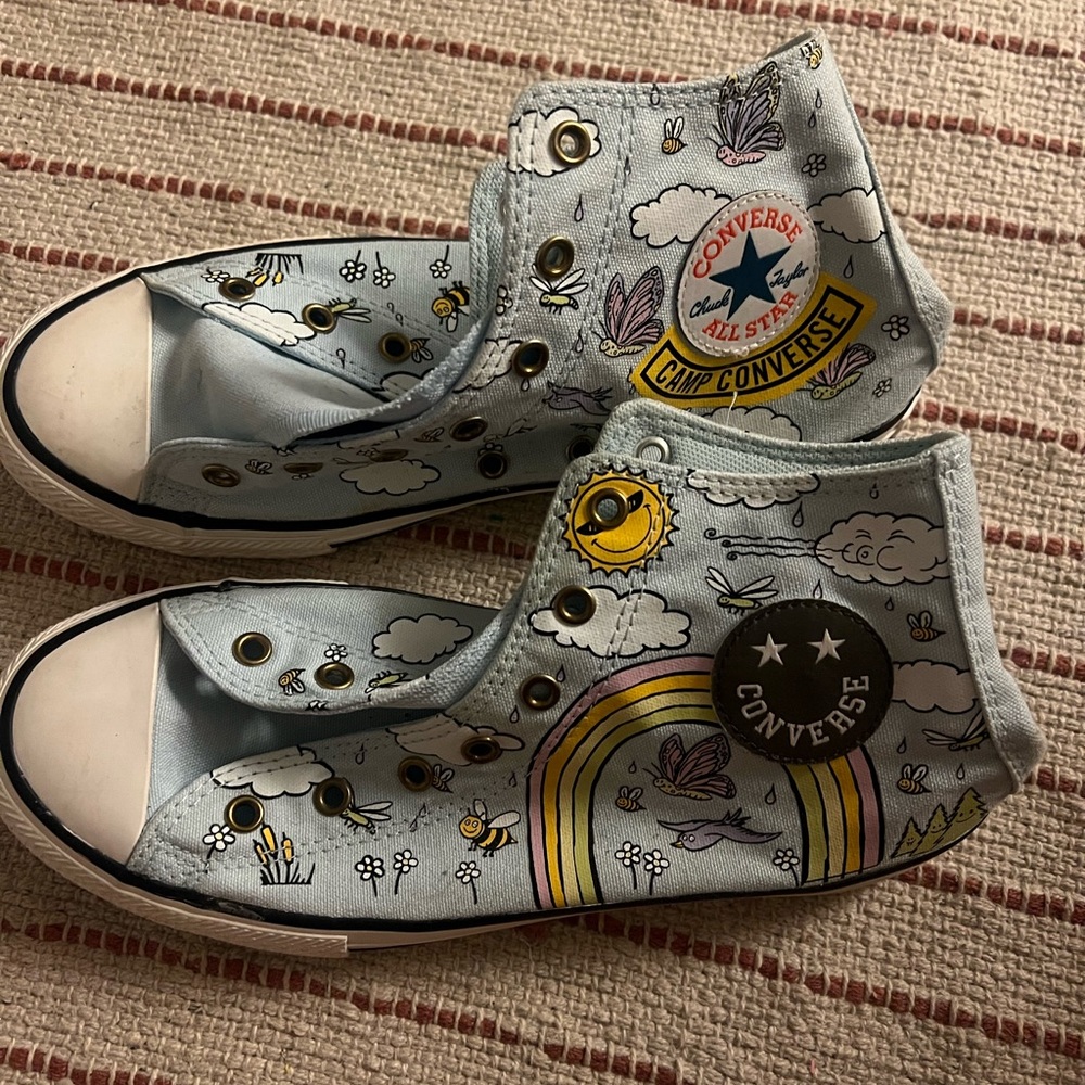COPY - *RARE* camp converse shoes size 6.5